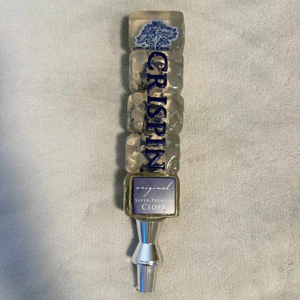 Crispin Original Super Premium Cider Beer Tap Handle Ice Cube‎ Design 10.5